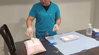 Sterile Dressing Assessment Video [upl. by Anairo]