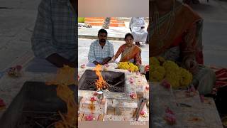 Homam poojadevotional shorts homamandpooja om ganesha [upl. by Keare111]