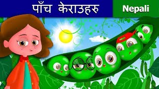 पाँच केराउहरु  The Five Peas in a Pod  Nepali Story  Nepali Fairy Tales  Wings Music Nepal [upl. by Forkey]