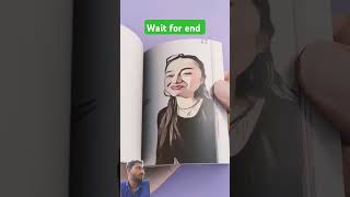 flipbook drawing artist portrait creativity howtomakeflipbook diyflipbook art [upl. by Razaile]