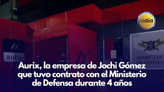 Aurix la empresa de Jochi Gómez que tuvo contrato con el Ministerio de Defensa durante 4 años [upl. by Patric]