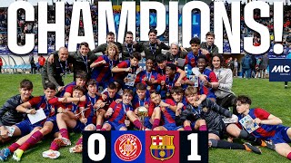 MICFOOTBALL FINAL 2024 U16 GIRONA FC 0 vs 1 FC BARCELONA 🏆 [upl. by Lanti]