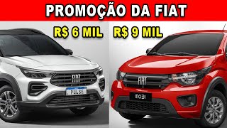 🚨FIAT MOBI E PULSE COM DESCONTOS R 9 MIL E 6 MIL REAIS É UMA OPORTUNIDADE💰 [upl. by Phineas]