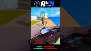 HANDCAM🎯FREEFIRE PLAY WITH KEYBOARD AND MOUSE IN MOBILE pandamousepro freefireshorts freefiremax [upl. by Towers]