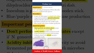 Oxidase test  Microbiology  by Imran Yaseen [upl. by Naivaj]