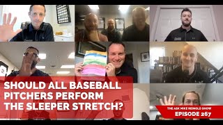 Should All Baseball Pitchers Perform the Sleeper Stretch [upl. by Halfdan]