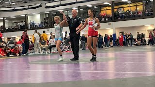 Women’s Freestyle Wrestling at Adrian Open Match 2  Izabella Frezzo [upl. by Gregory]