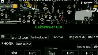 GaksP0wer GuiV1 Made ByD00pkidd backdoor exploit roblox k00pkidd k00pgui [upl. by Akimal666]