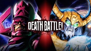 Galactus VS Unicron Marvel Comics VS Transformers  DEATH BATTLE [upl. by Toombs]