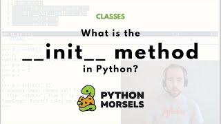 What is the init method in Python [upl. by Landis]