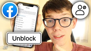 How To Unblock People On Facebook  Full Guide [upl. by Odelinda]