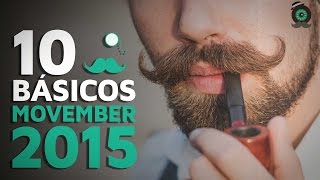 10 Bigotes básicos para Movember 2015 [upl. by Franciskus]