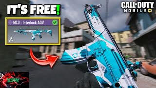 Free M13  Interlock ADV Is So Colourful  Best M13 GunsmithLoadout  COD Mobile [upl. by Yerdna882]