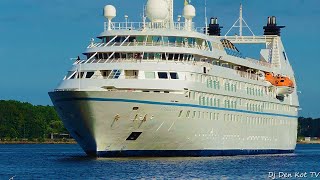 Star Legend cruise ship in Klaipeda port [upl. by Gustavus]