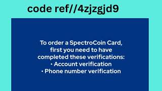 free visa card“Get a free SpectroCoin card that enables you to use PayPal fully” [upl. by Ahsircal]