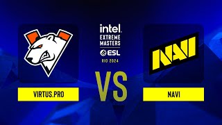 Virtuspro vs NAVI  IEM Rio 2024  Quarterfinal [upl. by Herv]