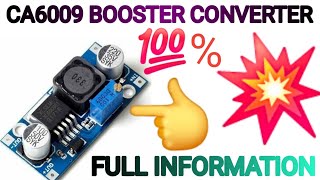 CA6009 Booster Converter Full Information [upl. by Lerud]