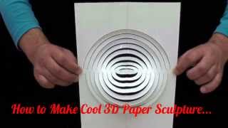 How to Make Cool 3D Paper Sculpture [upl. by Clayberg266]