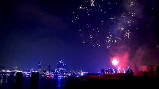 Cruise Days 2015  Costa neoRomantica Feuerwerk  Blue Port Hamburg [upl. by Stone]