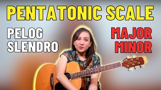 IMPROVISASI DASAR DENGAN PENTATONIC SCALE MAJOR MINOR PELOG SLENDRO  SEE N SEE GUITAR LESSON [upl. by Atnovart]