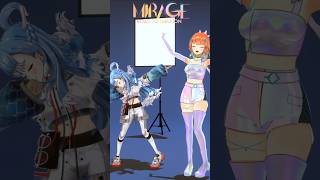 Dancing to MIRAGE with smol KoboKanaeru  miragechallenge shorts [upl. by Siffre456]