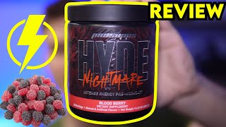 PROSUPPS HYDE NIGHTMARE PreWorkout Blood Berry Review [upl. by Kcirdlek]