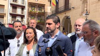 Llegada de Inmigrantes Ilegales a Mora de Rubielos Teruel  Rueda de Prensa [upl. by Frohne]