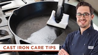 How to Care For and Maintain Your Cast Iron Skillet [upl. by Novahc]