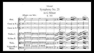 Mozart Symphony No 25 KV 183 1st mvt  Piano Transcription tbpt5 [upl. by Shelly310]