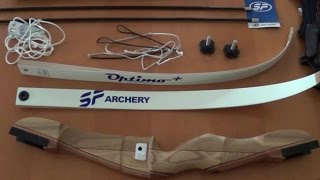 How to stringunstring a recurve bow POV Sebastien Flute Optimo [upl. by Robbins631]