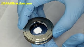 XRD Sample Preparation  Shallow Well Sample Holder  Xray Diffraction [upl. by Herman]