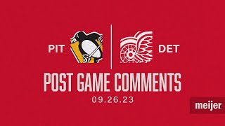 Rasmussen amp Lalonde Post Game  926 vs Pittsburgh [upl. by Anits521]