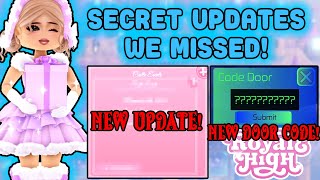 New Secret Updates We Missed In Royale High Glitterfrost Updates [upl. by Aissatsana]