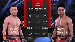 UFC 299 YAN VS SONG SIM [upl. by Slayton]