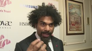 David Haye on ultimate boxing inspirations and what to expect at Haye Day [upl. by Ahsela320]