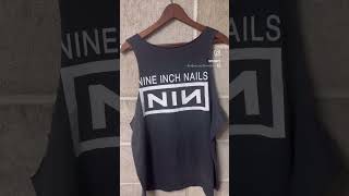 Repair to a Vintage Nine Inch Nails TShirt Instagram Looseseams [upl. by Lucie]