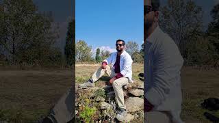 Trekking In Deoria Tal Nanda Devi Peak View Uttarakhand trekking travel tungnath shorts [upl. by Metah69]