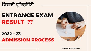 Entrance Exam Result for Shivaji University Admission Process ShivajiUniversity Admission Result [upl. by Ariuqahs658]