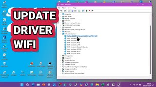 Cara Update Driver Wifi di Device Manager Komputer Atau Laptop Windows 11 [upl. by Eelirak]