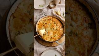 Truffle Potato Gratin with Gruyere amp Smoked Cheddar [upl. by Lokcin]