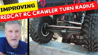 Improving Redcat Gen7 Pro RC Crawler turn radius [upl. by Bluefarb834]