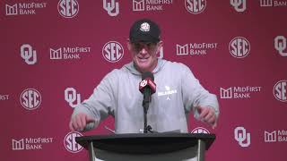 Brent Venables Postgame Press Conference  Oklahoma 24 Alabama 3 [upl. by Rumit]