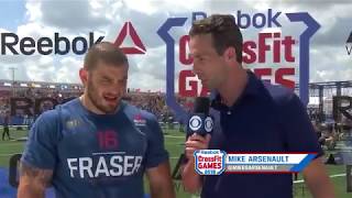 EVENT 2 CrossFit Games 2018 30 PULLUPS MEN FRASER [upl. by Pulling]