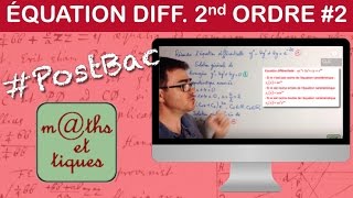 Résoudre une équation différentielle du 2e ordre 2  PostBac [upl. by Epstein316]