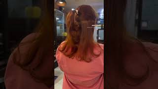 Brown blonde hairbymani highlookbridalhairlook haircolouring hairfashion [upl. by Etnauq]