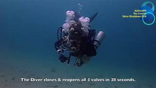 Technical Diving  Valve Shutdown Drill VDrill in 38 seconds [upl. by Isabea519]