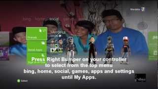 How to change the wallpaper on the new Xbox 360 dashboard [upl. by Eimas]