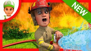 Fire Engine for kids Fire man truck Cartoon fireman Sam Fire Truck movies for kids Fireman kids [upl. by Ahsekad]