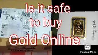 MMTC PAMP Gold Bar  Amazon Gold Unboxing  25g 24 K Purity 9999 Anuja [upl. by Adniuqal]