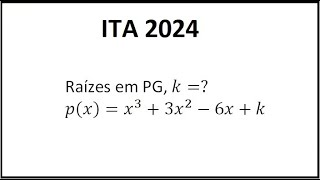 POLINÔMIOS  ITA 2024 [upl. by Sima]